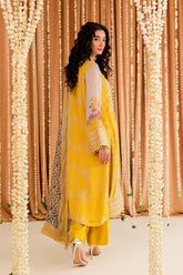 3-Pc Charizma Unstitched Embroidered Chiffon VSL-04